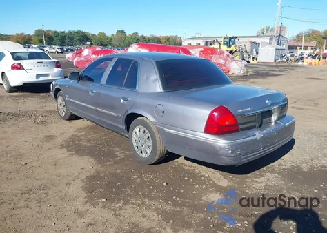 2006 Mercury Grand Marquis Gs из США, поврежденный, VIN 2MEFM74V86X606653